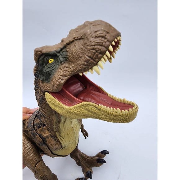 Jurassic World Camp Cretaceous Stomp N' Escape T-REX Dinosaur 20" Toy WORKS 2020 - Picture 1 of 7